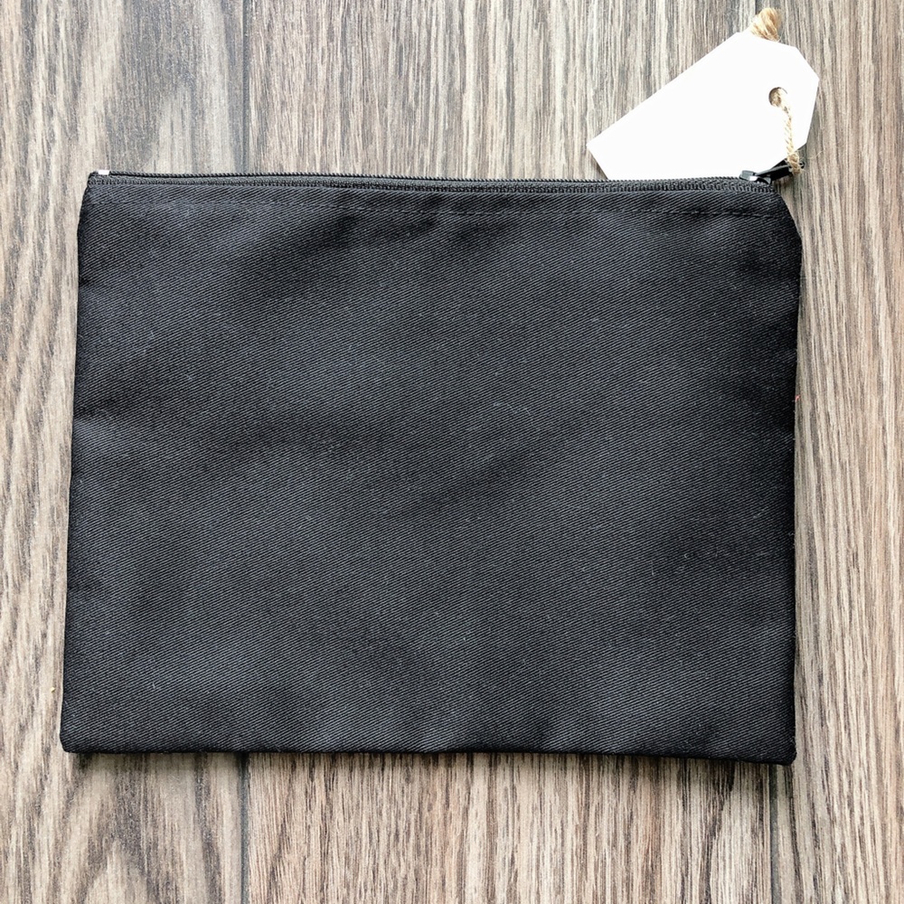 Makeup bag New with tags! Black make up bag case travel pouch - Picture 2 of 4